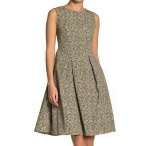MAX STUDIO Floral Brocade floral dress